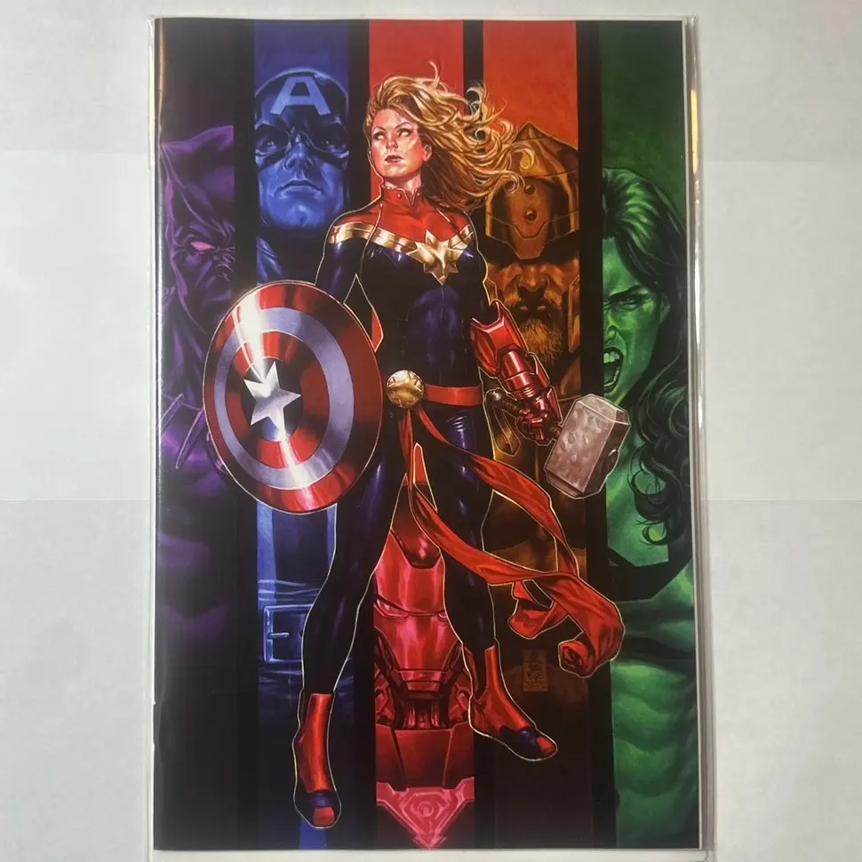 Captain Marvel #16 Marvel Mark Brooks Virgin Variant Comic