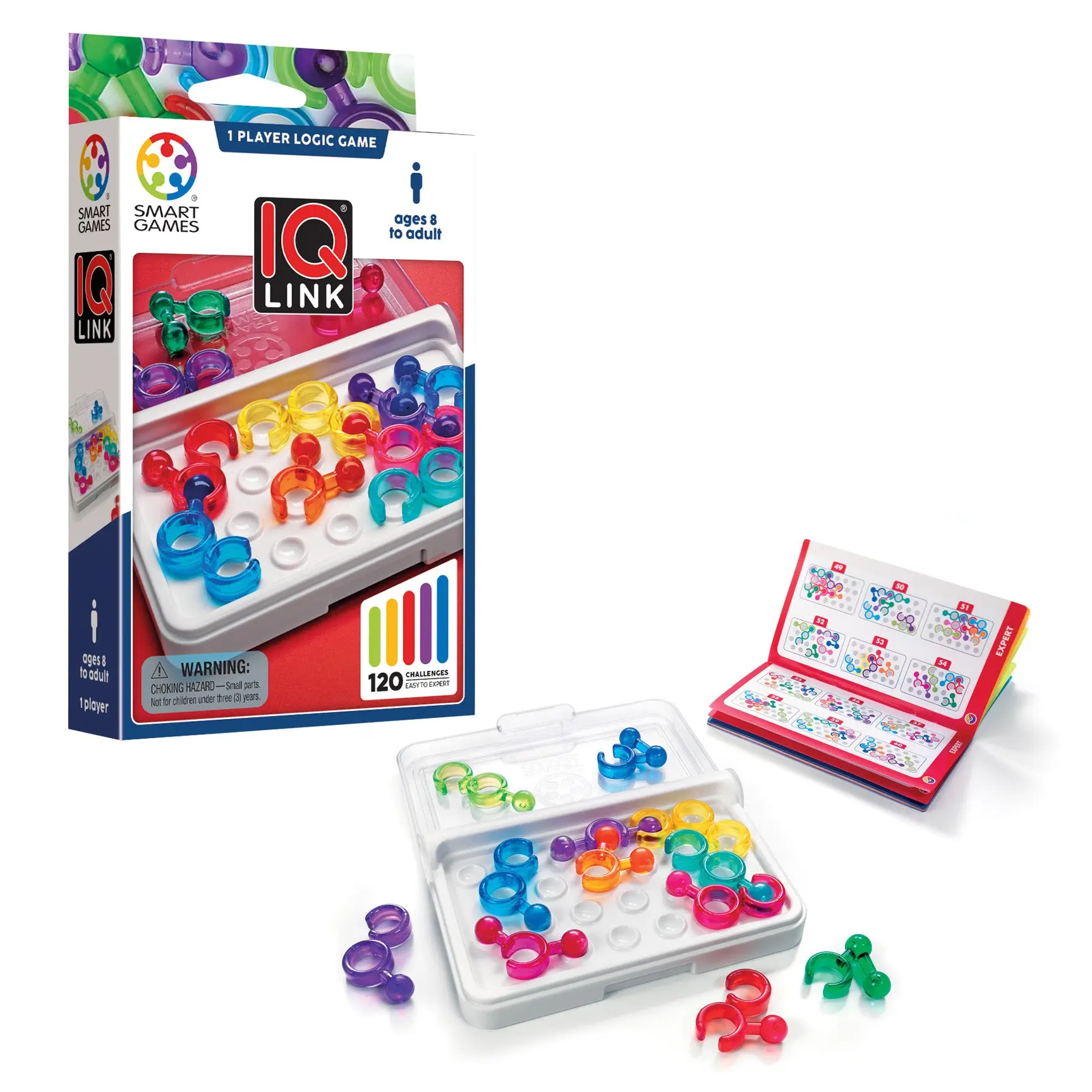 IQ Link – Travel Brain Teaser Puzzle Game with 120 Challenges | Ages 8+