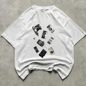 Vintage Film Camera T-Shirt, Gifts Shirt, Unisex Vintage Graphic Tees Gothic Grunge Y2k Emo Scene Amity Affliction Style Clothes Men Women Streetwear