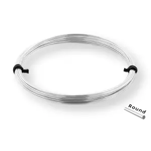 Sterling Silver 26 Gauge Half Hard Round Wire - 0.5ozt's