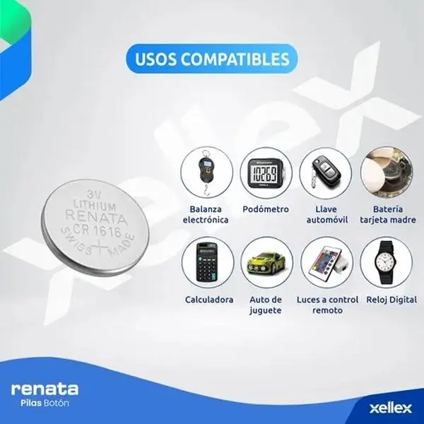 Renata CR1616 Silver Oxide Watch Battery – 3V Coin Cell Renata CR1616 Silver Oxide Watch Battery – 3V Coin Cell