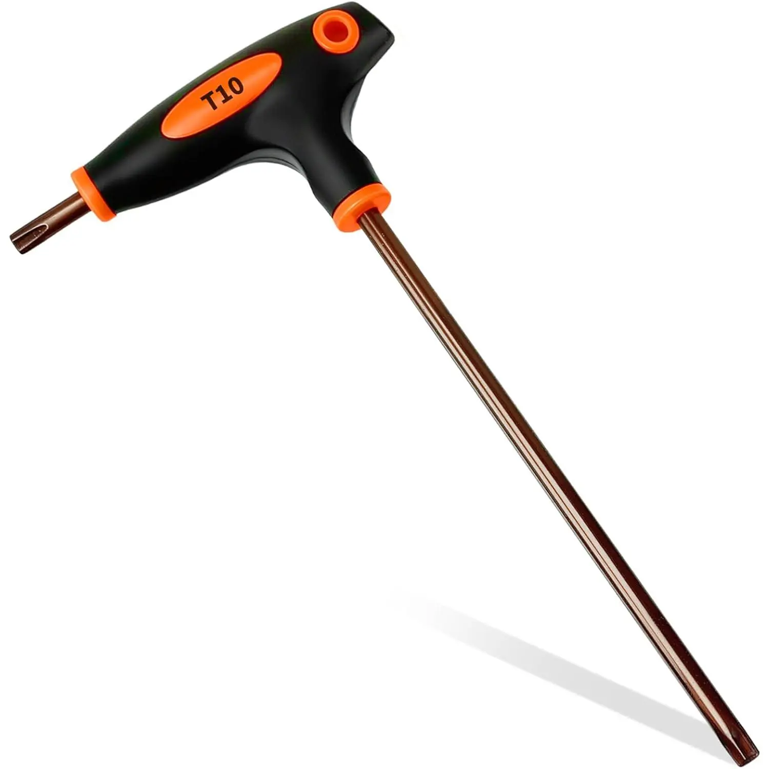 T10 Torx Screwdriver - Chrome Plated S2 Steel T-Handle Dual-End Wrench with Dual-Arm Design, Anti-Tamper Proof Tool for DIY Users, Home Repair, Automotive Work