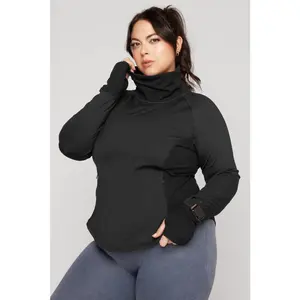 Chasing Pavements Mockneck Pullover - Black
