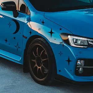 DIY Cosmic Starry Sky Sticker Set, Automotive Decoration, Vinyl Decals with Celestial Patterns, Suitable for Cars, Trucks, Easy to Apply, Perfect Match for Space-Themed Decorations & Vehicle, Self-Adhesive Stickers