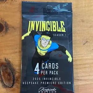Invincible 2025 Keepsake Premiere Edition Trading Card Pack - 4 Cards Per Pack - Season 1 Premium Edition