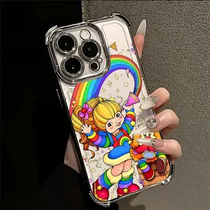 Cartoon Rainbows Brites Protective Phone Case Suitable for iPhone 17 16e 16 15 14 13 12 11 Mini Pro Max Air X XR XSMAX 8 7 Plus Anti Fall Transparent Soft Back Cover