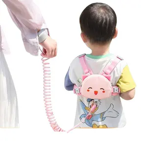 Cute Baby Anti-Lost Backpack, Detachable Safety Leash, Adjustable Safety Belt Harness, Breathable Lightweight Cartoon Toddler Bag, Ideal for Kindergarten & Outdoor Trips