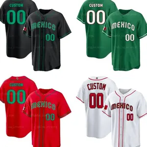 Custom Team Mexico 2026 WBC Baseball Jersey – Personalized Name & Number, Unisex Game Day Fan Gear
