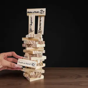 Stacking Tower Block Game for Couples – Date Night Gift for Boyfriend, Party Games with Fun Challenges & Dares for Two, 2026 New Unique Graduation Gift for Him Husband