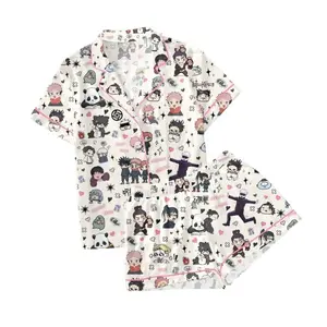 JJK Character Pajamas - Anime Custom Pajamas gift for mom wife anime style