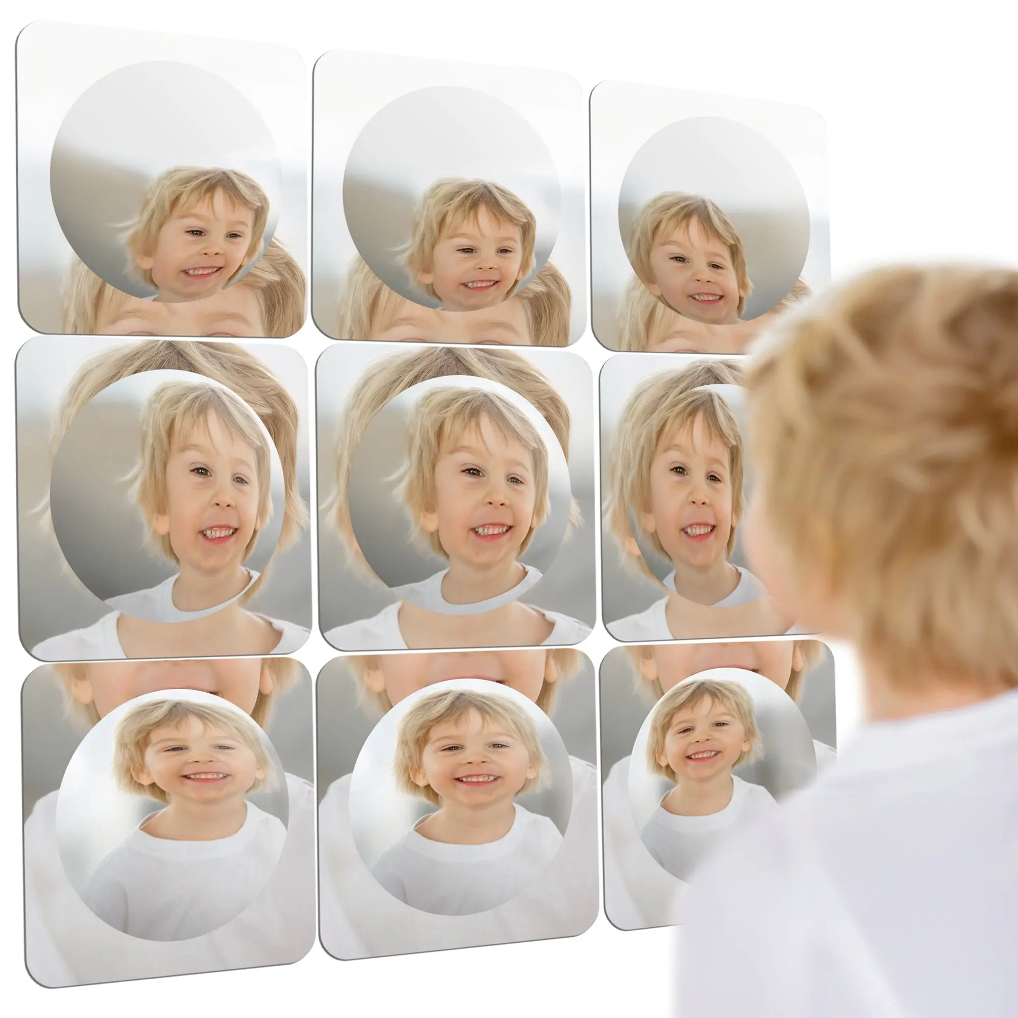 Special Supplies Sensory Bubble Wall Mirror - Interactive Acrylic Mirrors for Wall Decoration and Sensory Toys for Kids Classroom or Home -Sensory Room Decor -Visual, Tactile Stimulation