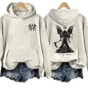 Sleep Token Hoodie-Double-Sided Logo & Left Sleeve Print, Unisex Unique Design For Fans Tshirt, Hoodie and Sweatshirt
