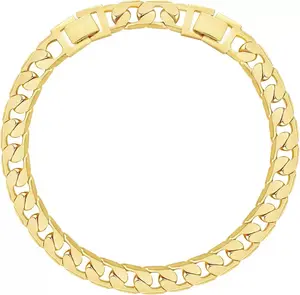 SHOW CRAFT Women's Golden Chunky Chain Anklet 9+2 Inch Summer Beach Foot Jewelry Gift Christmas Present Durable Fade-Resistant for Adults