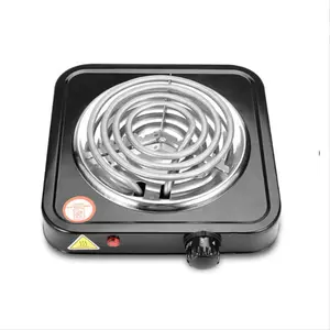 Portable household electric stove, desktop electric stove, adjustable rotary temperature control switch, very suitable for heating milk and coffee, suitable for home office dormitory camping cooking, electric charcoal stove, heating stove