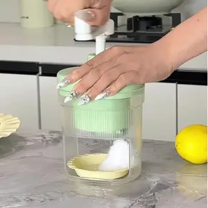 Household manual ice shaver, student-made ice cream cone, hand-cranking smoothie maker, small ice crusher, ice crusher for street vending, home bar accessories