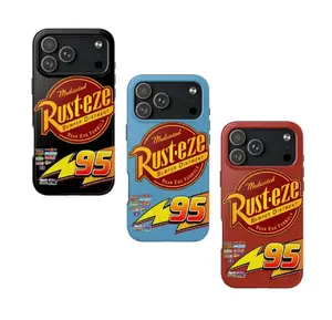 Cartoon Racing Car “95” Phone Case – Rugged Shockproof Protective Cover for iPhone 17/16/15/14/13/12/11 Pro Max & Plus