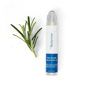Be Bodywise Advanced Hair Growth Roll-On Serum 25ml with 3% Rosemary 2% Aminexil 3% Redensyl 2% Anagain Paraben & Sulphate Free Non-Oily Mess-Free