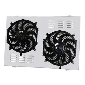 Aluminum Radiator Shroud&Fan For 1968-1987 Chevy Chevelle El Camino Impala /GM