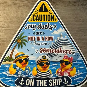 Cruise magnet - Ducks in a row