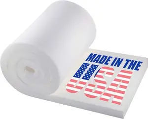 MoonRest Foam 4 “Height x 24" Width x 72" Length (Firm) 2.3 lb 40 ild Upholstery Cushion Made in USA Padding for Chairs, Sofas, Benches, Seat Cushions Medium Density