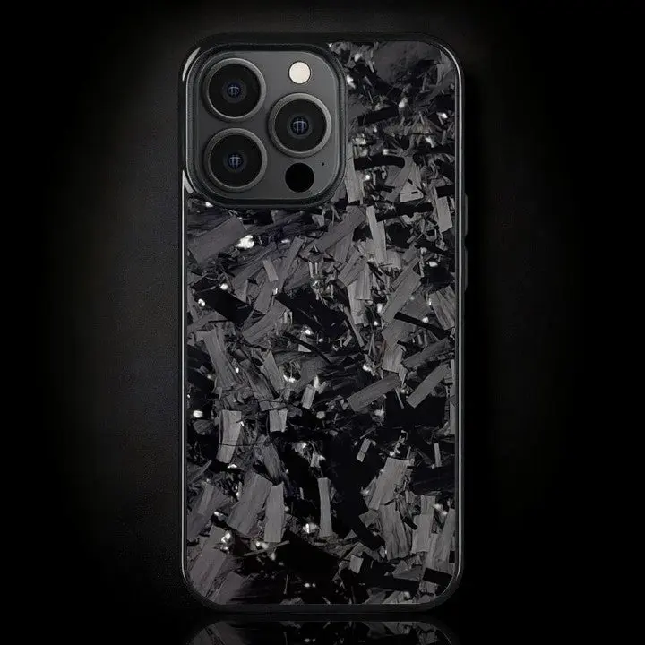 BOLD FORGED Carbon Fiber iPhone Case - White