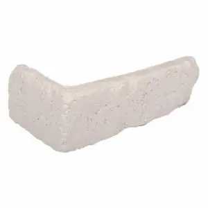 Manubric 109741 2.5 in. White Oslo Corner Brick 15 per Pack