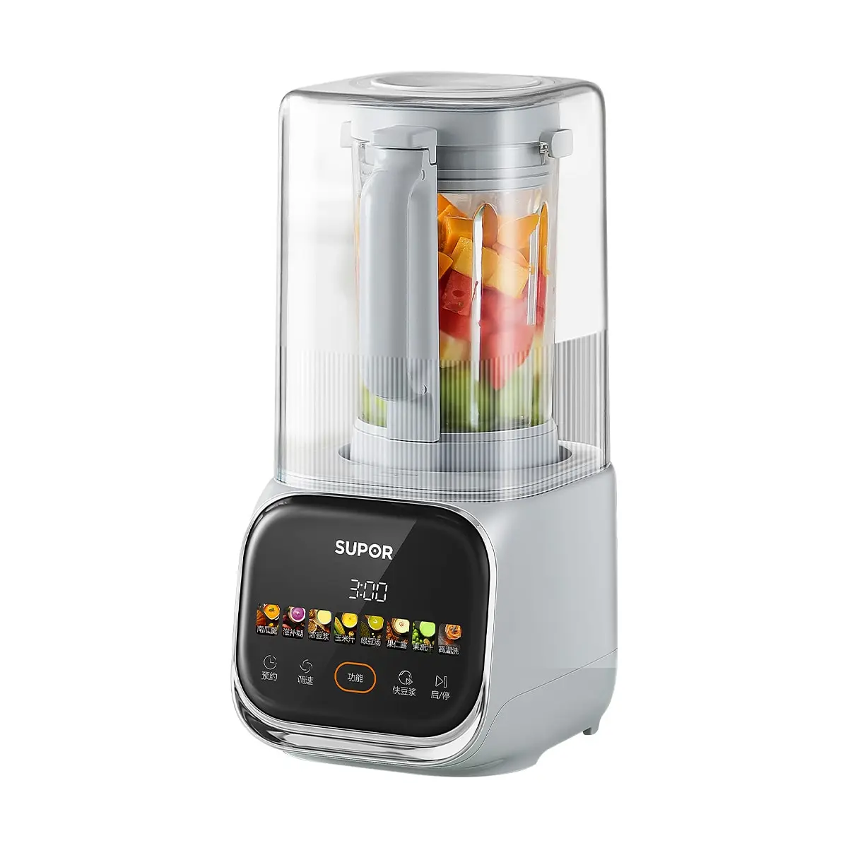 SUPOR High-Speed Quiet Blender & Soy Milk Maker 1.5L HBR702US -  with Noise Reduction & Heating