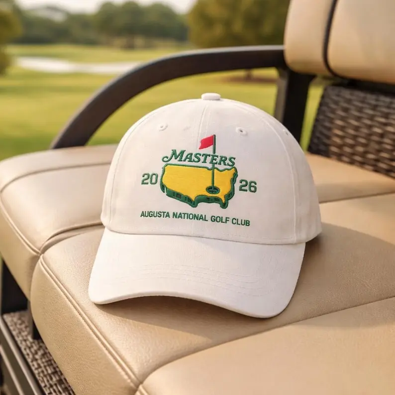 Masters 2026 Embroidered Golf Hat - National Golf Club Embroidered Unisex Baseball Cap - Masters Tournament Golf Dad Hat - Golf Lover Gift Baseball Cap
