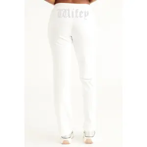 Juicy Couture Wifey Customizable Big Bling Velour Track Pants