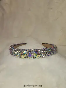 Guzel Designs Bedazzle Bandz Crystal Rhinestone Headband for a Glamorous Touch