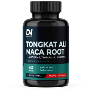 DN Tongkat Ali 400mg Supplements with Maca Root, L-Arginine, Tribulus, Ginseng Calcium, Zinc, Performance Premium Supplement, Fitness Dietary Made in USA Edible Healthcare, Divinity Nutra