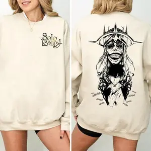 Solo leveling Sweatshirt Hoodie T-Shirt, Solo leveling Shirt, Anime Sweatshirt, Sung Jinwoo, Solo leveling Sweater, Unisex Shirt, Anime Graphic Shirts