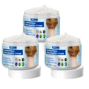 Folliculitis & Seborrheic Dermatitis Treatment Cream - 50g Natural Herbal Formula with Honeysuckle, Dandelion, Sophora, Phellodendron, Gentle Moisturizing Hydrating Sensitive Skin Care for Scalp & Face, Restoring Soothing Repairing