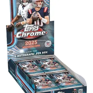 2025 Topps Chrome Football Hobby Box Trading Cards
