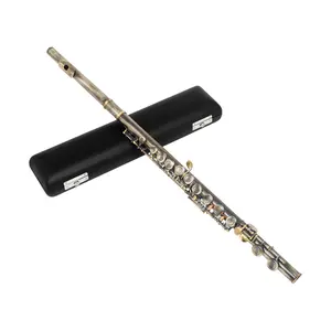 Slade C Key Copper Tube Reed Flute, 16 Holes Vintage Style, Leather Case Included, Traditional Musical Instrument