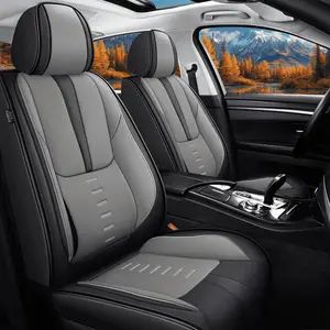 Auto Seat Covers, Full Set Car Seat Protectors for Chevy Tahoe LT/LS/RST 2011-2026, Waterproof Faux Leather, Breathable 3D Lumbar Support, Easy Installation
