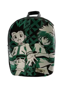 Hunter x Hunter Mini Backpack Bioworld Gon Freecss Killua Black Green Anime Bag