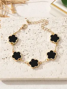 Fashion Flower Design  Bracelet, Fashion Jewelry for Party, Daily Clothing Decor, Trendy All-match & Exquisite Jewelry for Birthday Gift, Fashion Bracelets, Stackable Bracelets, Trendy Jewellery Accessories, Fashionable Jewelry