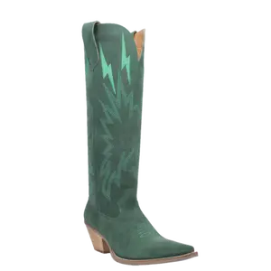 Dingo Ladies Thunder Road Green Tall Western Boots DI597-GN