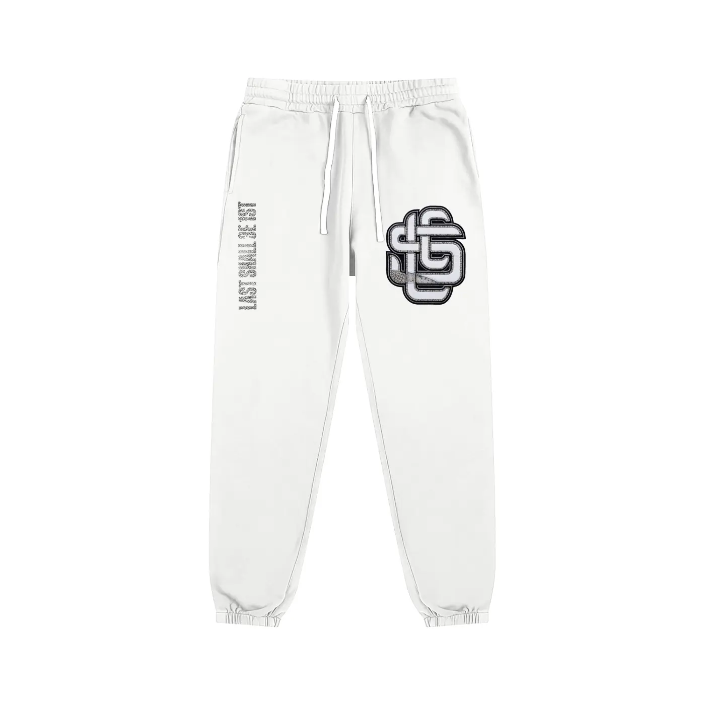 "The Front"(White")Essential Sweatpants