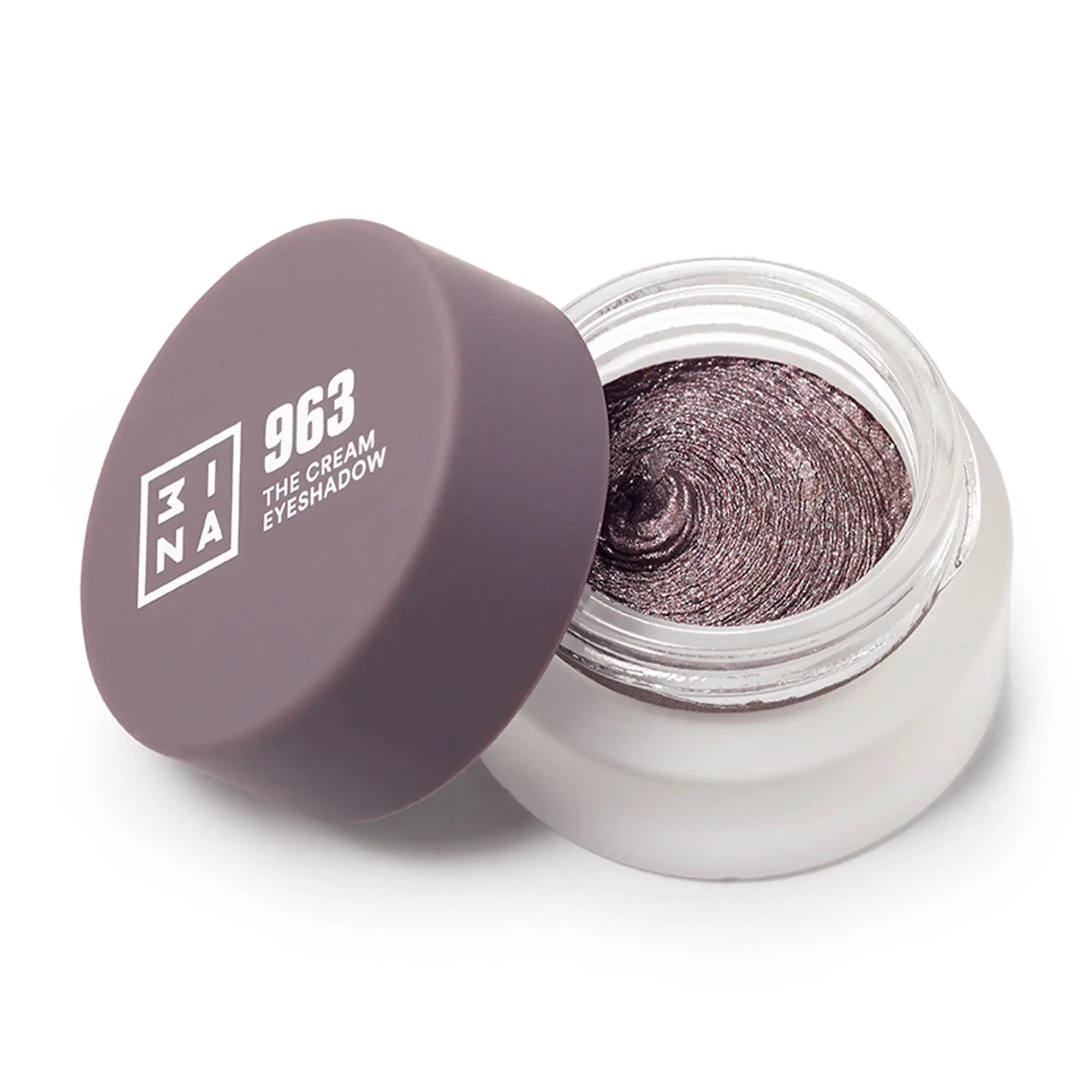 The Cream Eyeshadow - 963 Plum Grey Sparkly by 3INA for Women - 0.10 oz Eye Shadow