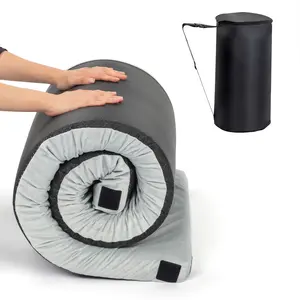 Memory Foam Camping Mattress Size 75"D x 25"W x 2.5"H Inflatable Air Bed Portable Outdoor Equipment