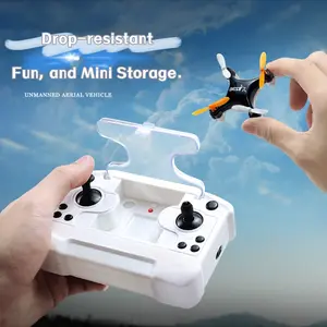 Mini Flying Toy Beginner-Friendly Toy RC Airplane with One-Touch Takeoff/Landing, Hover, Spin & 360° Flips