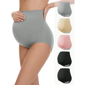 5pcs High Waist Comfortable & Soft Maternity Underwear