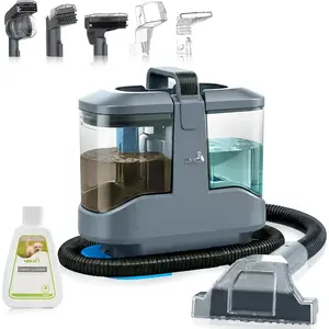 Hydroflex Pro Portable Carpet Cleaner and Pet Stain Remover, Upholstery Spot Cleaner Machine for Couch,  Interior, Deep Cleaning Vacuum (Machine + 1 Solution & multi attachments)