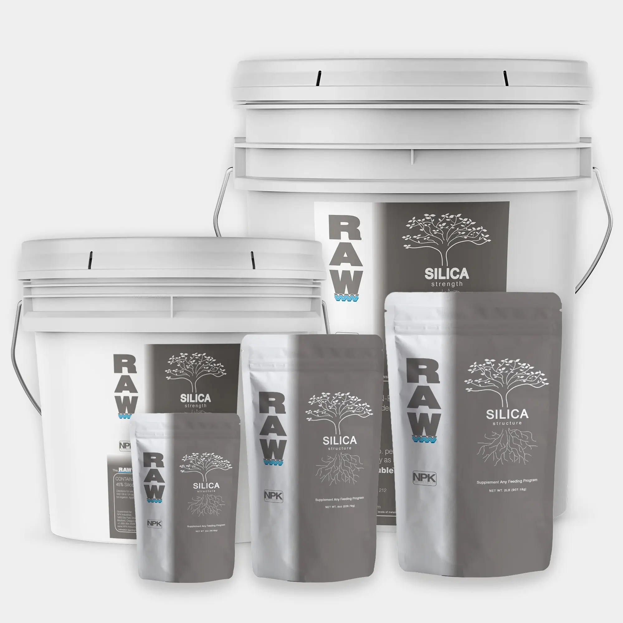 RAW Biogenic Silica Clean Powder Garden Soil Amendment - 45% Silicon Dioxide, pH Neutral, High Conc. Fertilizer That Supports Growth