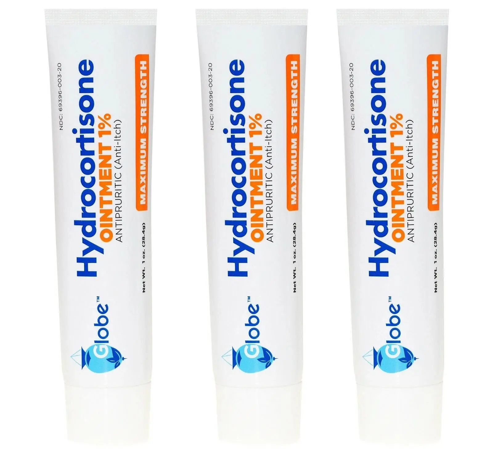Tolnaftate 3-Pack 1oz 1% Active Hydrocortisone Ointment, Family Care Therapeutic Treatment, Prop 65 Free, Relieves Itching for Skin Irritation & Rashes, Compare to Cortizone-10 Original Strength