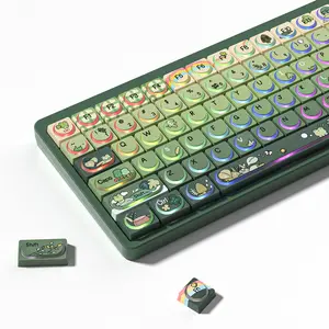 Womier PBT Keycaps,Dye-sub OEM Profile for 61/68/84/87/98/100 Cherry Gateron MX Mechanical Keyboards