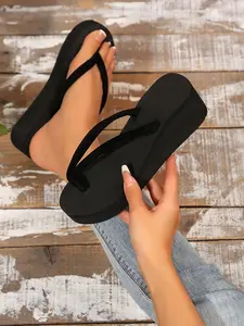Women's Thick Sole Adjustable Strap Sandals, Arch Support, Soft Comfortable Padded Heel, Summer Shoes, Ladies Footwear, Casual Wear, Rubber Sole