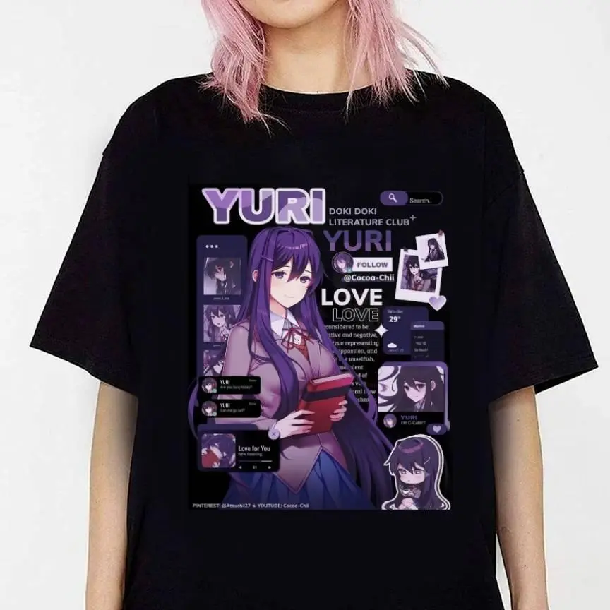 Doki Doki Literature Club Monika Graphic Gift For Fans T Shirt QG27701